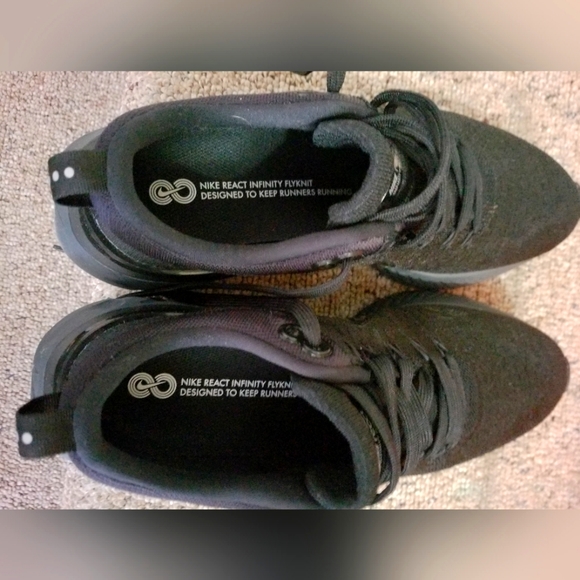 Nike React Infinity Run Flyknit 2 - Black Iron Grey SIZES 10 / UK 9 (CT2357-003) - Picture 9 of 9